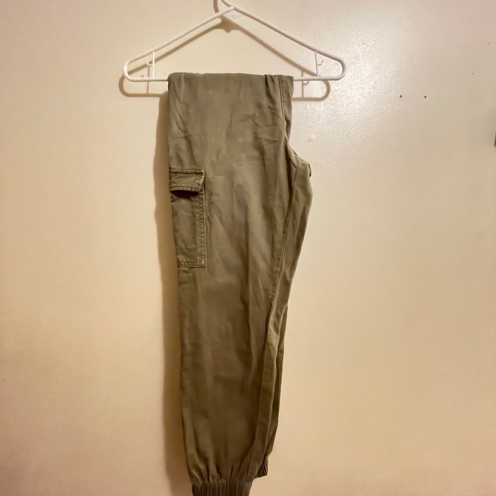 Olive Green Cargo Pants